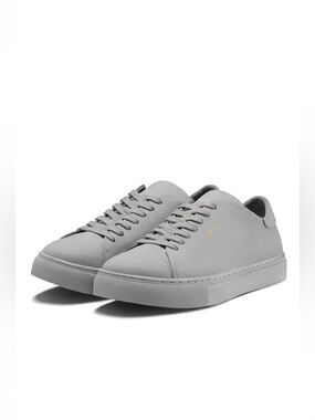 New GIOVVANI Milan Men’s Leather Minimalist Sneakers – Size US 13 / EU 46